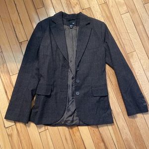 H&M plaid suit jacket